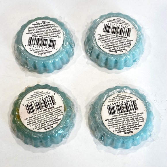 Yankee Candle Orchid Rain Tarts Wax Potpourri Set Of 4 0.8 Oz New - Picture 3 of 4